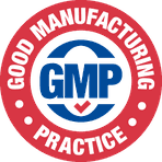 Good Manufacturing Practice certified seal